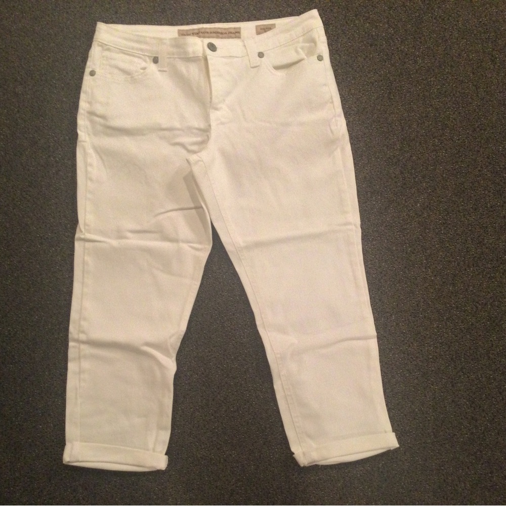 Nine West White Jeans, Size 12/30